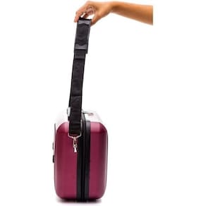 Frasqueira De Viagem Maleta Mala De Mão Tam G - Vinho