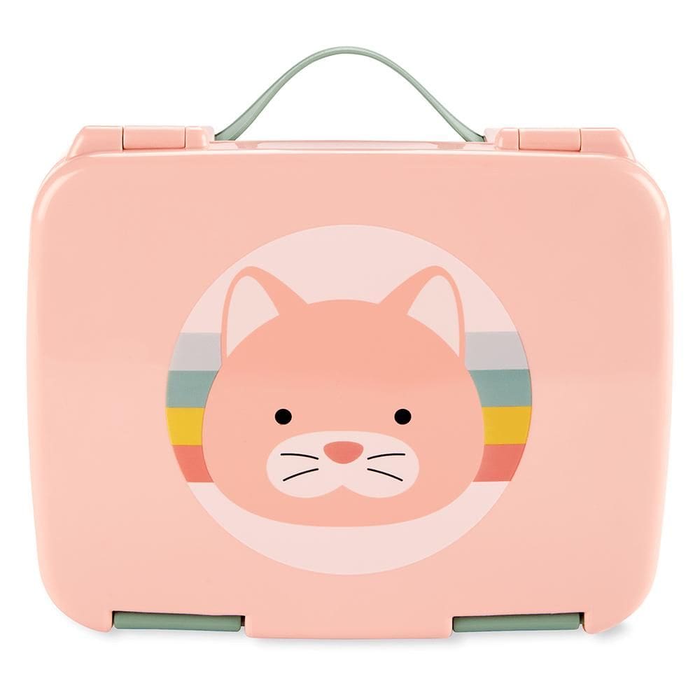 Kit de Alimentação Skip Hop Bento Box Zoo Gatinha Rosa
