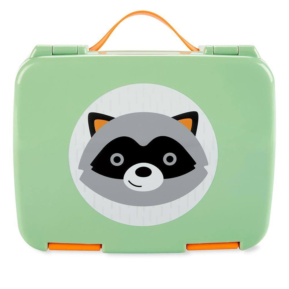 Kit de Alimentação Skip Hop Bento Box Zoo Guaxinim Verde