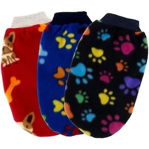 Kit C/3 Roupinhas Soft Inverno Cores Diversas Para Cachorro Tamanho:1
