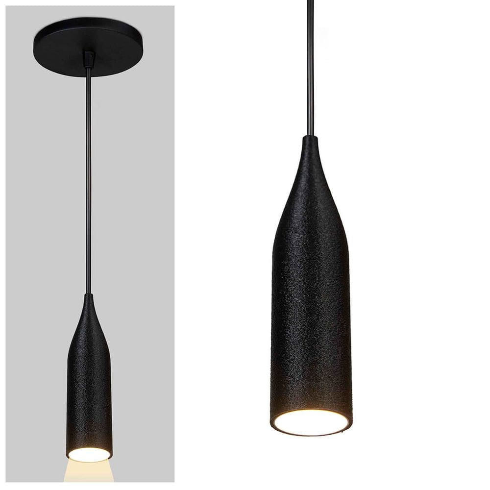 Lustre Pendente Decorativo Design 3D - ABS174 - PRETO