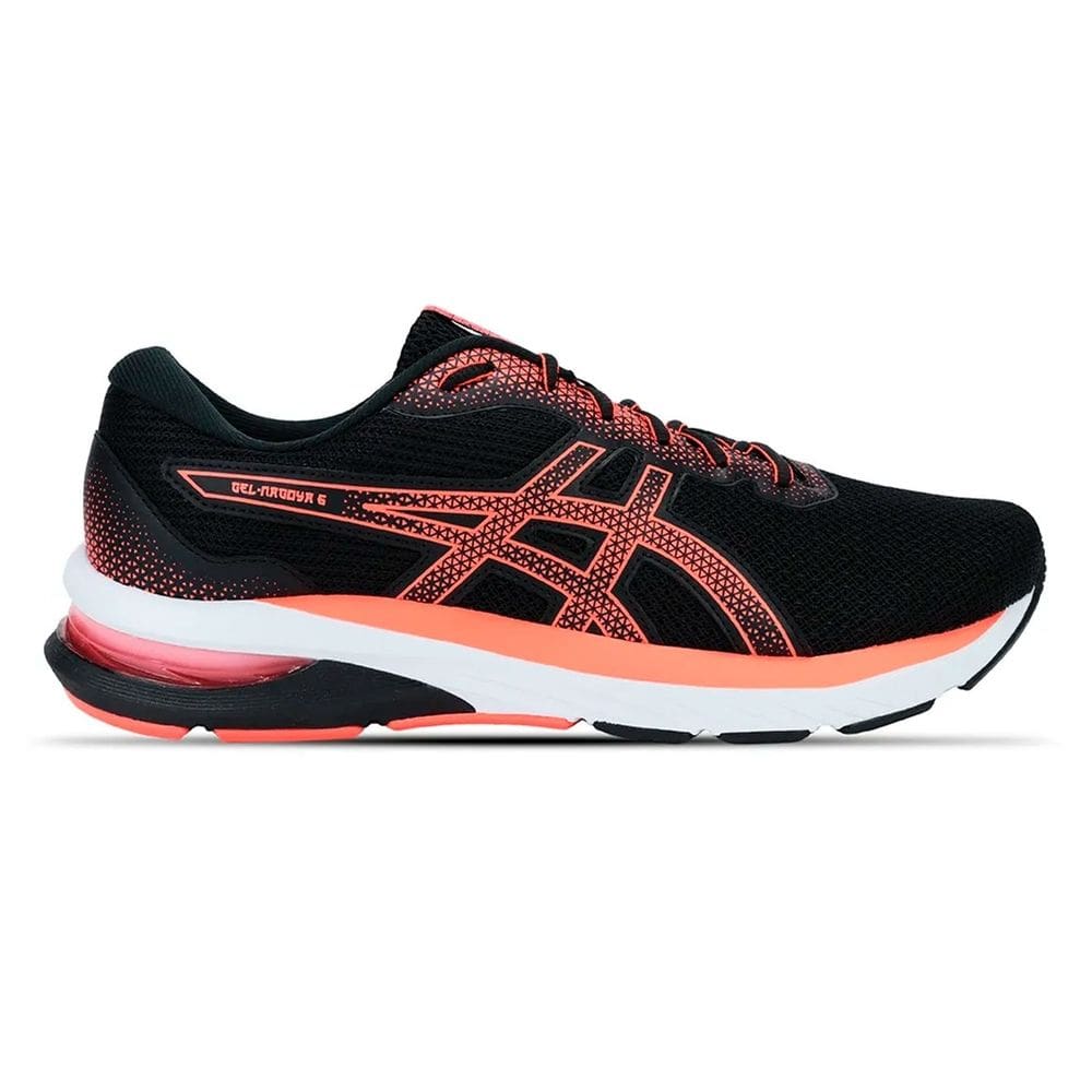 Tênis Asics Gel-Nagoya 6 - Masculino - Preto-laranja