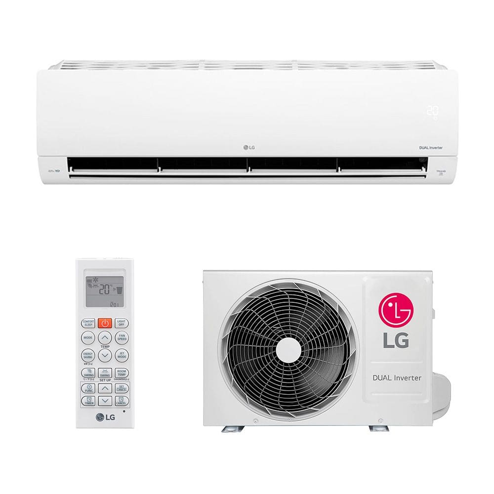 Ar Condicionado Split Hw Inverter Lg Dual Voice + AI 9000 Btus Frio 127V Monofásico S3NQ09AA31B.EB1GAM1