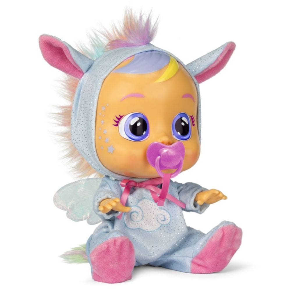 Boneca Cry Babies Jenna Fantasia Chora Lágrimas Articulada com Chupeta Multikids BR2123