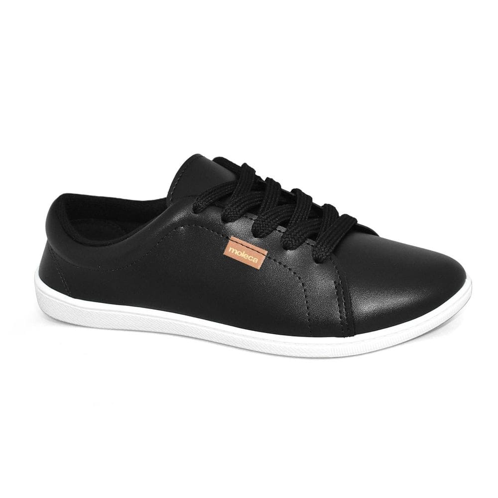 Tênis Moleca Napa Casual Costurado Feminino Preto