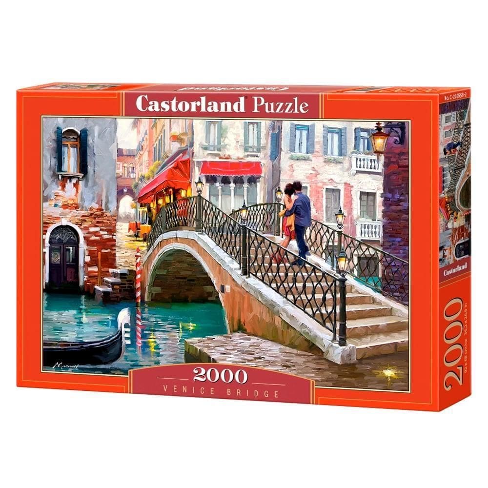 Puzzle 2000 Peças Ponte Em Veneza - Imp. Castorland