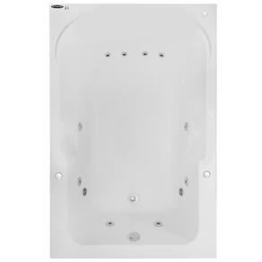 Banheira Hidromassagem Astra Double Capri Luxo 170cmx110cmx43cm - 04 Jatos Acrílico P4 Sem Aquecedor 220V