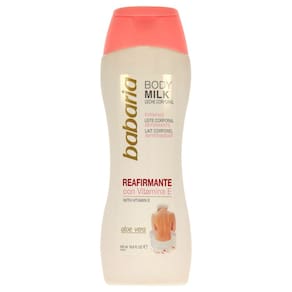 Hidratante Babaria Leite Corporal Firming 500mL com Vitamina E