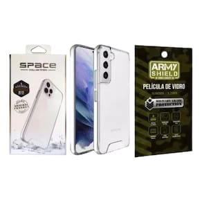 Capinha Space Collection Premium Para Galaxy S23 Fe + Pel