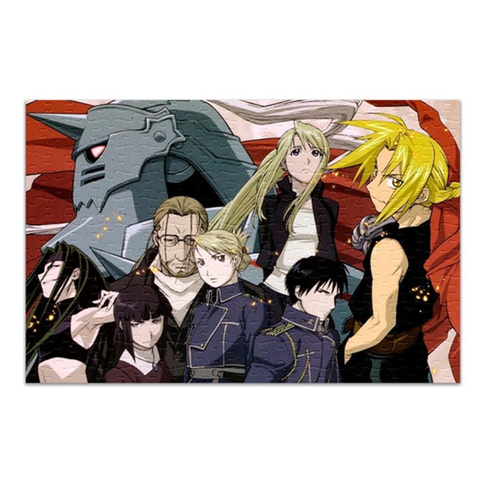 Quebra-cabeça Full Metal Alchemist Personalizado 48 Peças