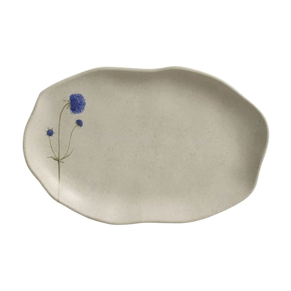 Kit 4 Travessas P/ Servir Oval Rasa Média Bio Campestre 30x20 Porto Brasil