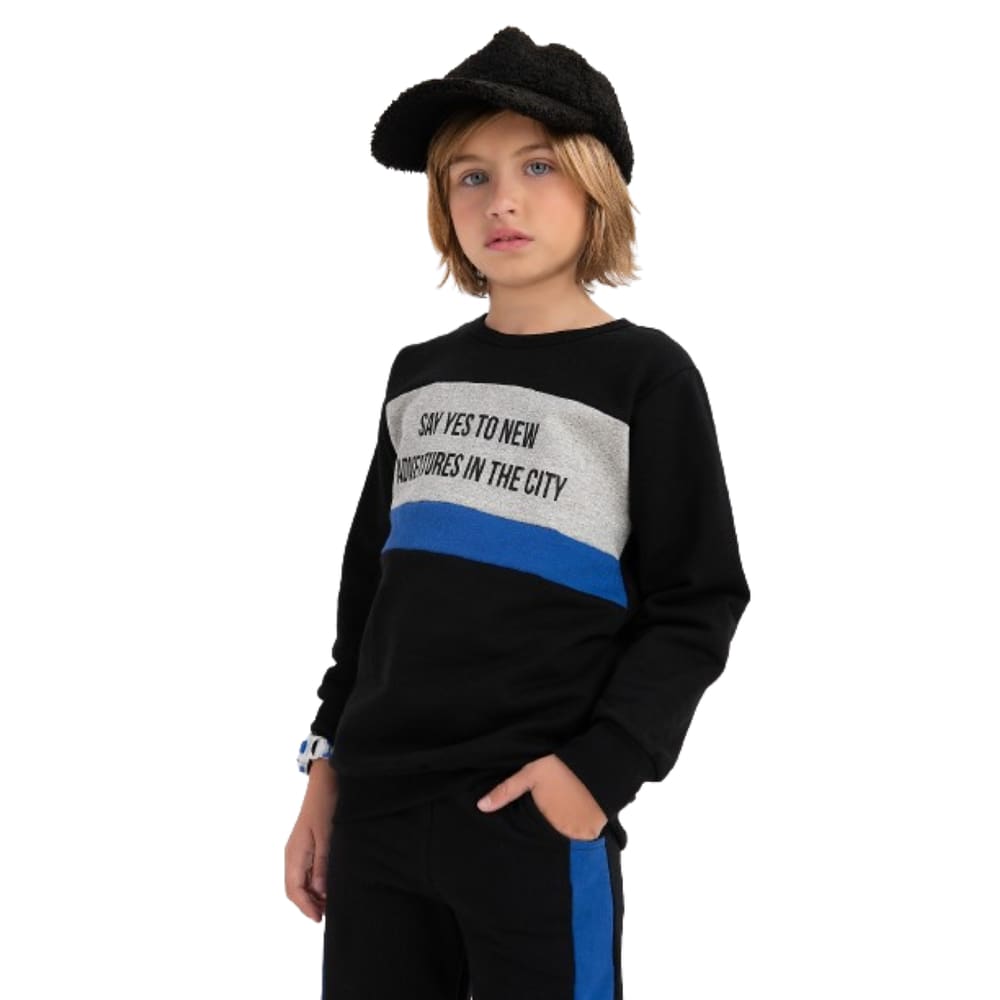 Conjunto moletom  menino - inverno infantil
