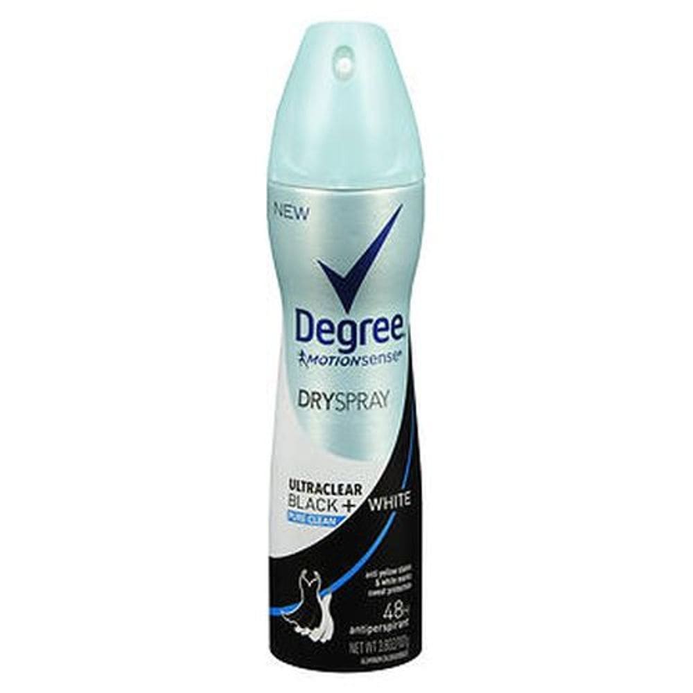 Grau MotionSense Dry Spray Antiperspirante UltraClear Black + Branco Puro Limpo 3.8 Oz por Machado