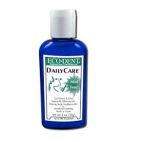 Pó dental Limão/Limão 2 Oz da Eco-Dent (pacote com 6)