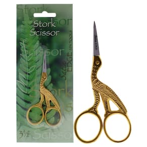Tesoura Stork — Gold by Satin Edge para unissex — 3,5 polega