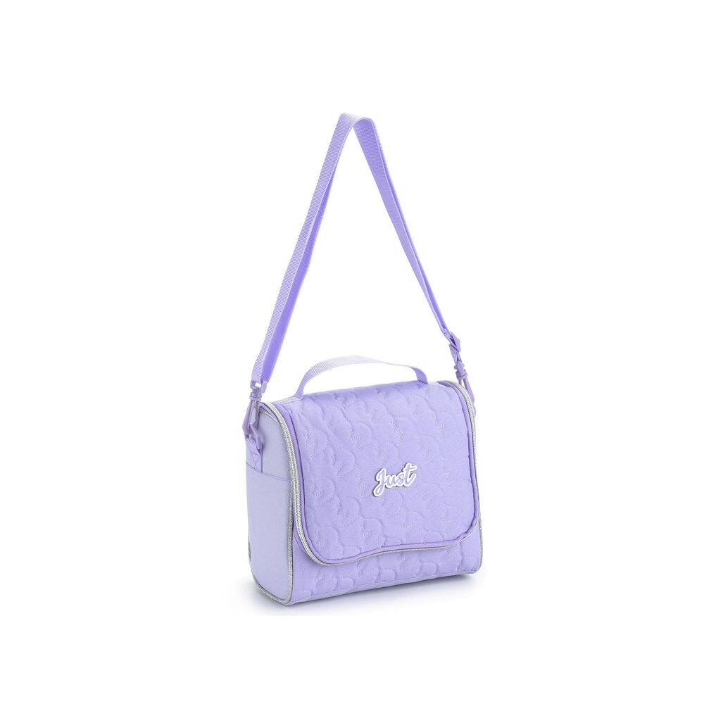 Lancheira Bolsa Térmica Unicórnio Basic - Lilás Reforçada