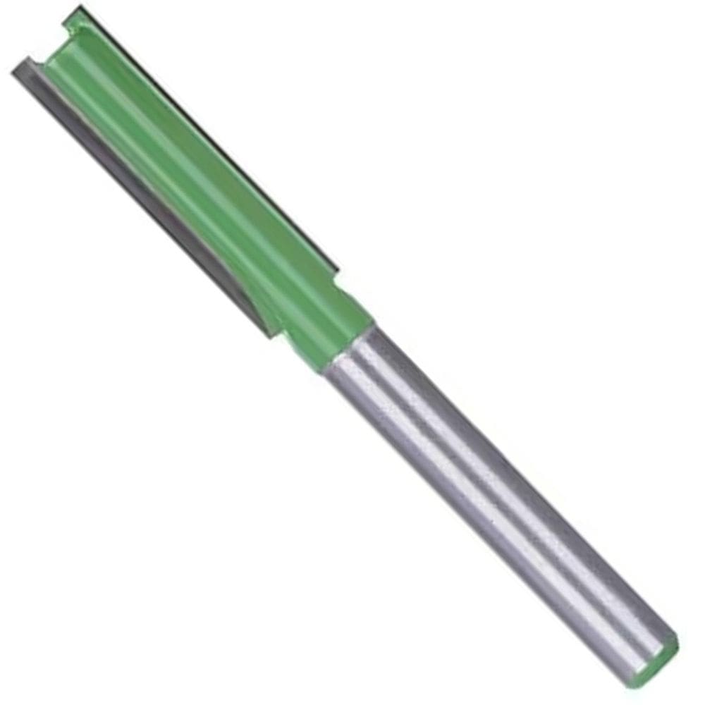 Fresa Reta Paralela 8Mm Haste 6Mm Metal Duro Tupia Madeira