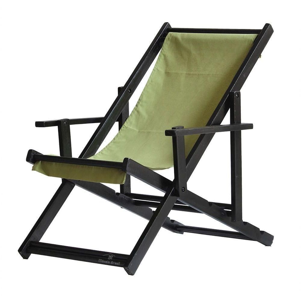 Espreguiçadeira Preguiçosa Dobrável Black Cb-verde