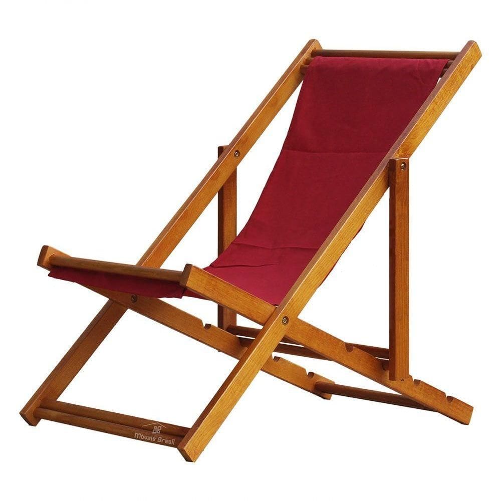 Espreguiçadeira Preguiçosa Dobrável Mel Sb-vermelho