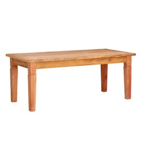 Mesa De Jantar 2,5 M Madeira De Maciça - Natural