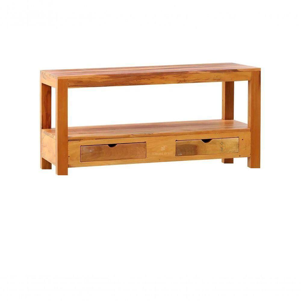 Rack Ilha 2 Gavetas Natural Premium