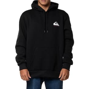 Moletom Quiksilver Canguru Omni Logo FC 305G WT24 Preto
