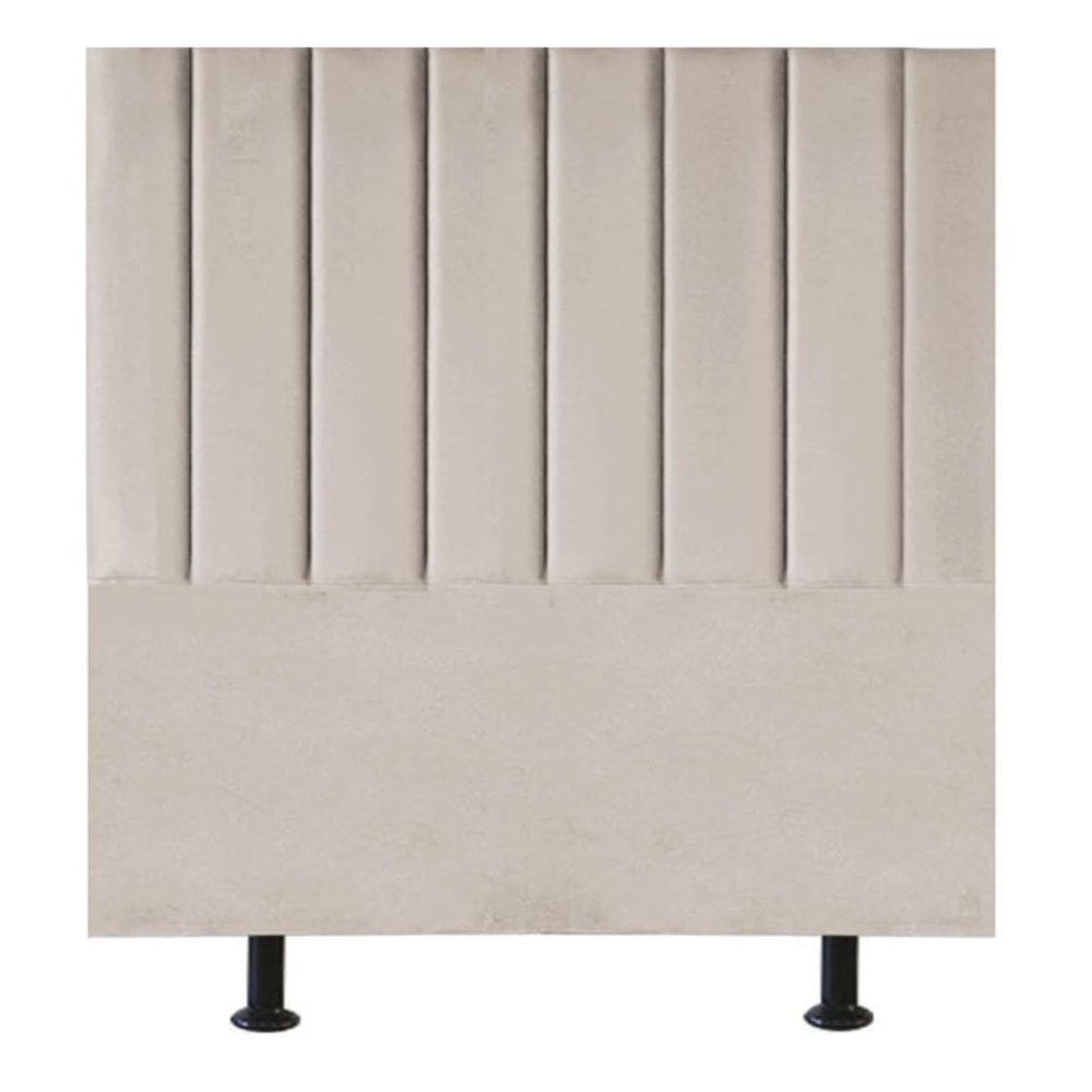 Cabeceira Estofada Cama Box Solteiro 100 cm Laura Suede