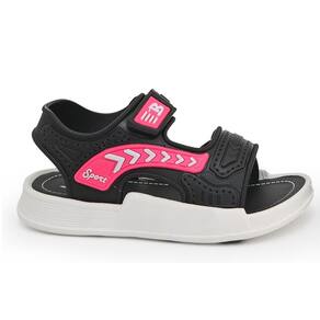 Sandália Infantil Papete Macia Confort - Botinho - Preto/Pink