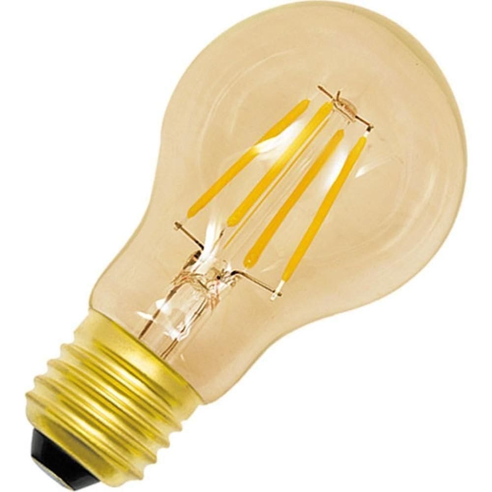 Lâmpada Bulbo Led Filamento 4w âmbar E27 127v Luminatti