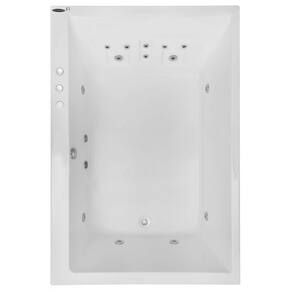 Banheira Hidromassagem Astra Double Cayman Luxo 180cmx120cmx52cm - 04 Jatos Acrílico P3 Sem Aquecedor 110V