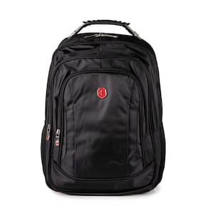 Mochila para Notebook Executiva Swissland Sl04002 em Poliester Reforcada com Cabo de Aco 18 Preto