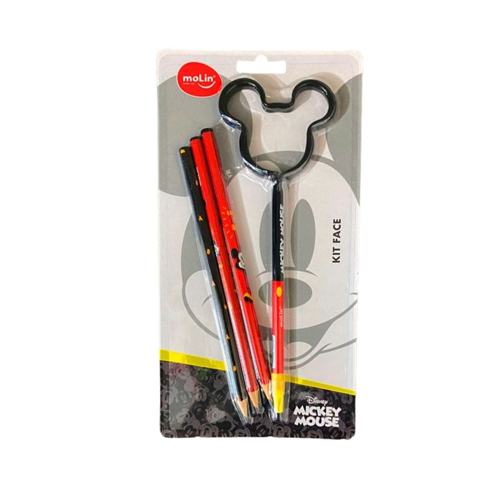 Kit Escolar Face Mickey Mouse - Molin