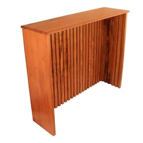 Balcão Aparador Painel Ripado 1,2m - Madeira Maciça