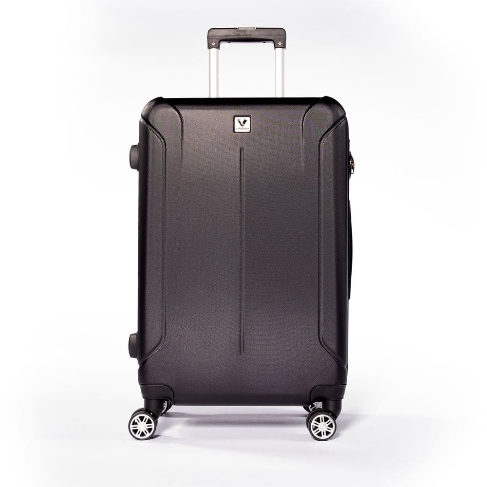Mala de Viagem Media Vilabon Vb0223 Abs Cadeado Integrado Rodas Duplas 360 Preto