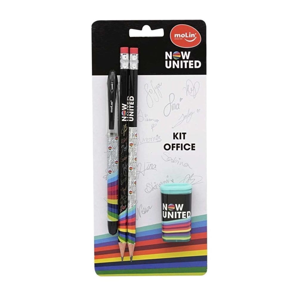 Kit Escolar Now United 5 Peças - Molin