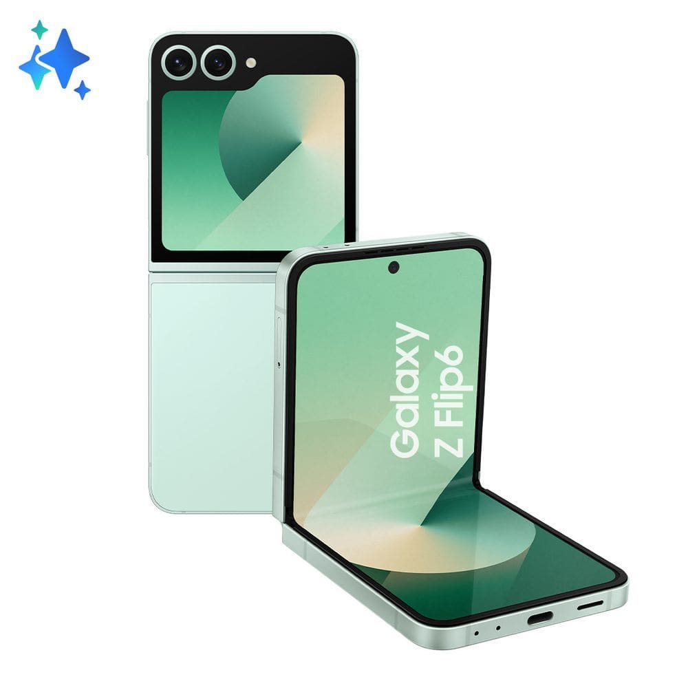 Celular Samsung Galaxy Z Flip6 5G, 512GB, 12GB RAM, Tela 6.7", Câm. Dupla + Selfie 50MP, Galaxy AI Verde