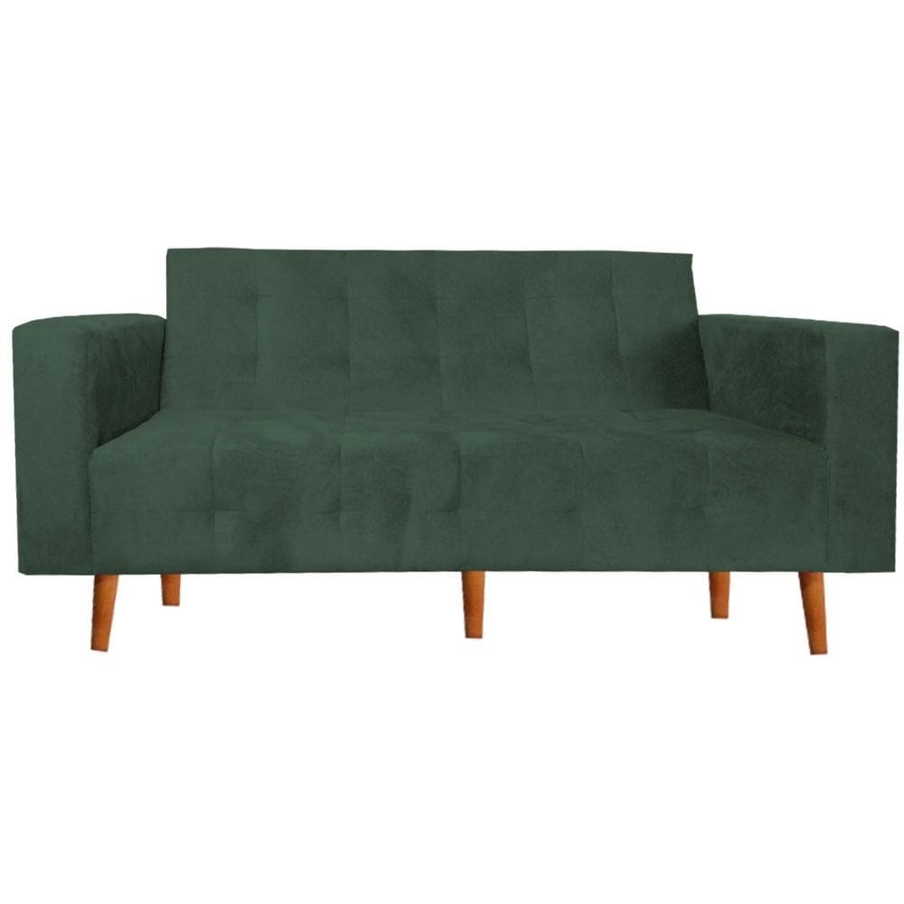 Sofa Namoradeira Monica 3 Lugares Verde