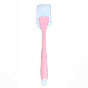 Espátula De Silicone Cozinha Coração Grande 28Cm Reforçado
