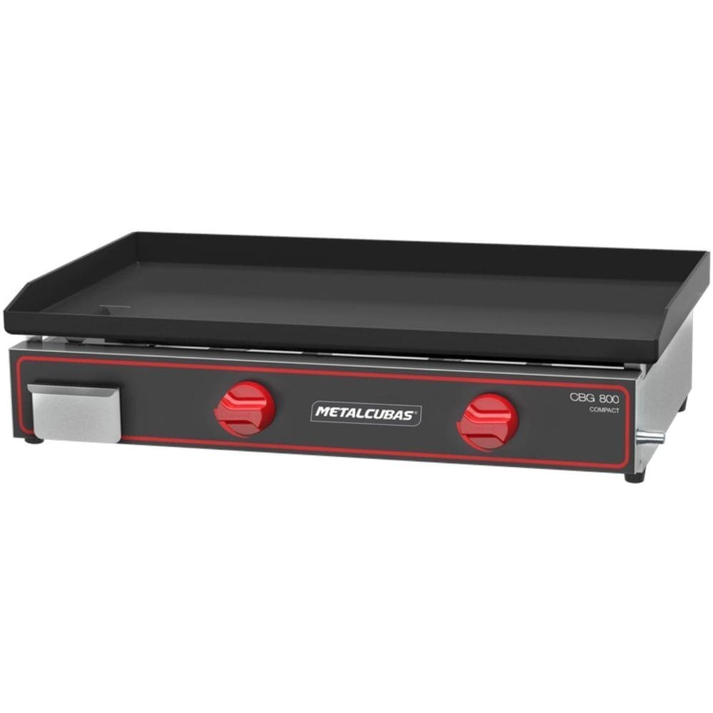 Chapa Bifeteira Compact a Gás CBG800C Metalcubas