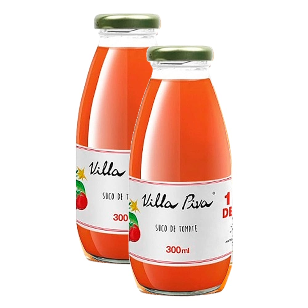 Kit 2X: Suco de Tomate Villa Piva 300ml