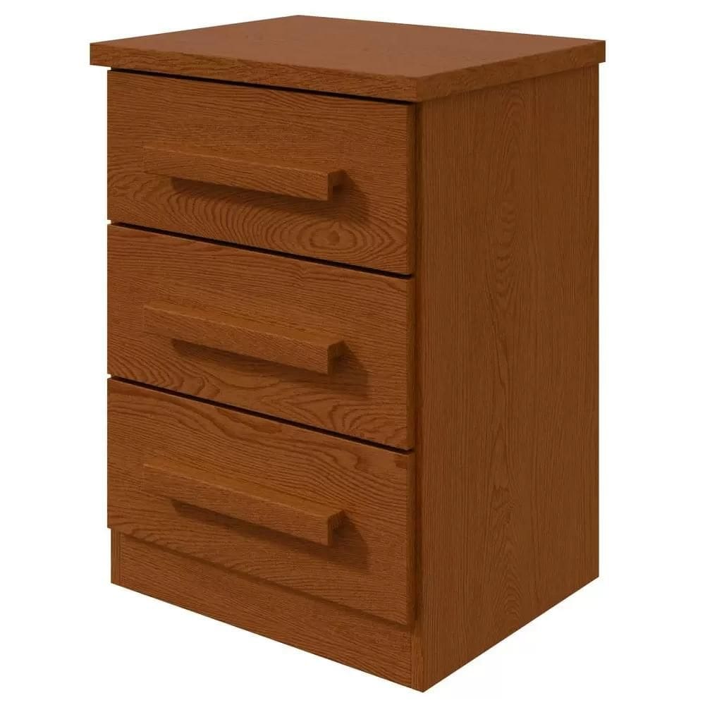 Mesa de Cabeceira Lopas Baião 3 Gavetas 