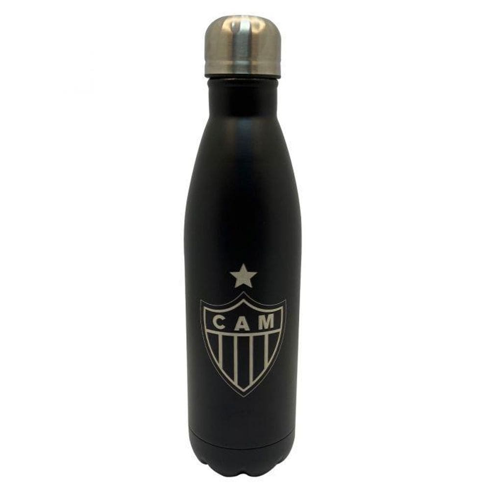 Garrafa Inox 750Ml Preta Atlético Mineiro
