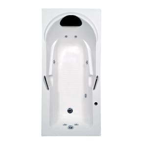 Banheira Hidromassagem Astra Capri Luxo 170cmx80cmx43cm - 01 Jato Acrílico P3 Sem Aquecedor 220V