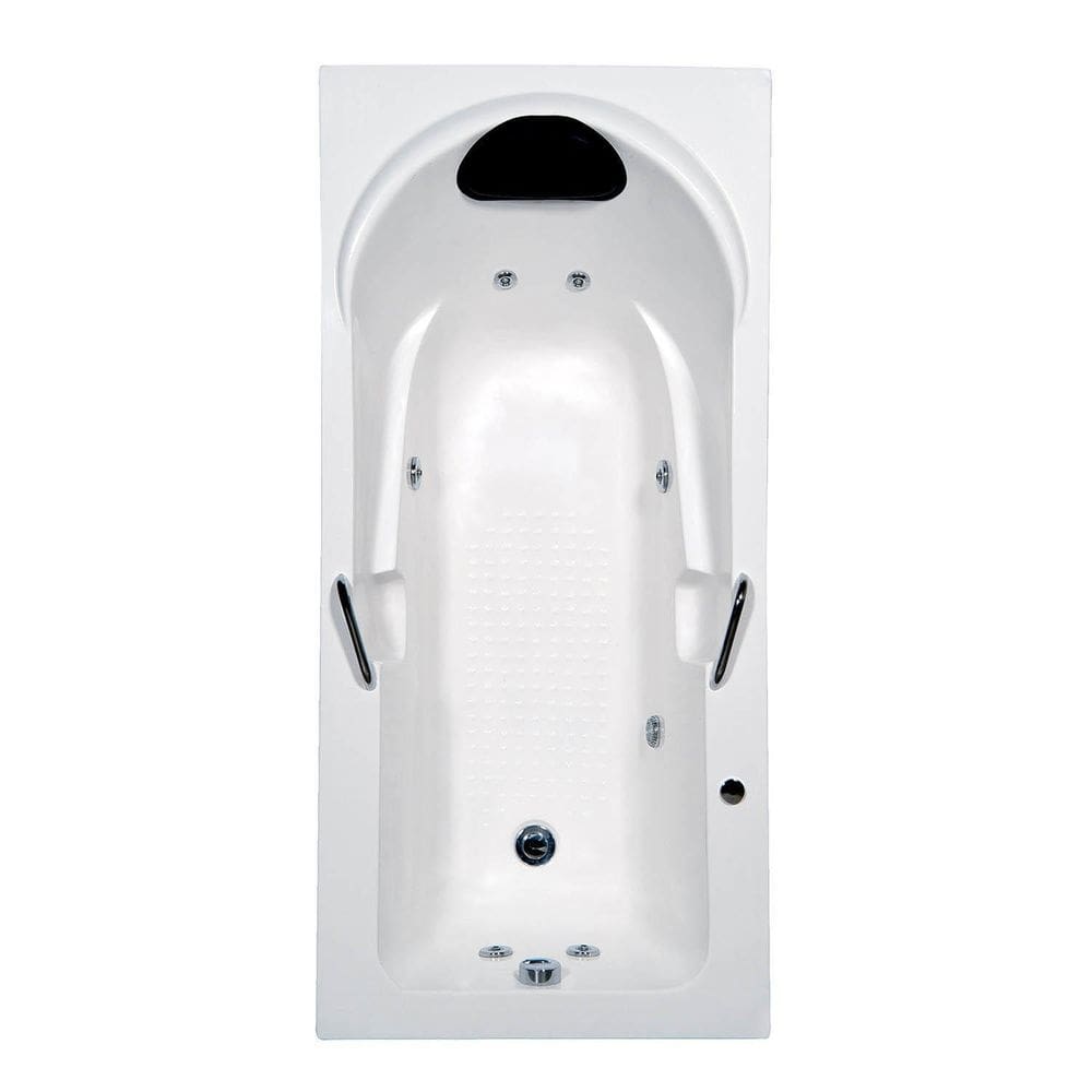 Banheira Hidromassagem Astra Capri Luxo 150cmx80cmx43cm - 01 Jato Acrílico P3 Com Aquecedor 110V