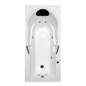 Banheira Hidromassagem Astra Capri Super Luxo 150cmx80cmx43cm - 04 Jatos Acrílico P5 Com Aquecedor 110V