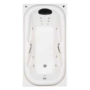 Banheira Hidromassagem Astra Tahiti Luxo 180cmx92cmx53cm - 04 Jatos Acrílico P5 Com Aquecedor 220V