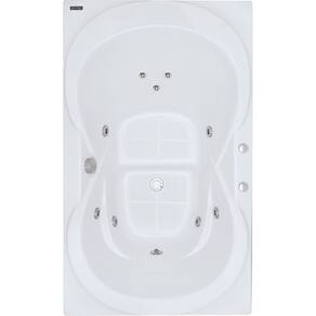 Banheira Hidromassagem Astra Due Super Luxo 180cmx90cmx44cm - 04 Jatos Acrílico P2 Com Aquecedor 110V