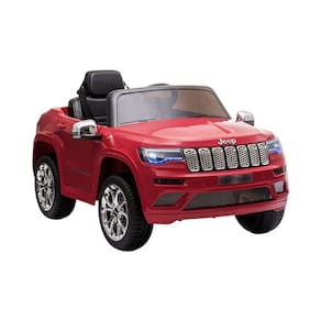 Jeep Elétrico Infantil Bel Brink Grand Cherokee 12v com Controle Remoto Vermelho