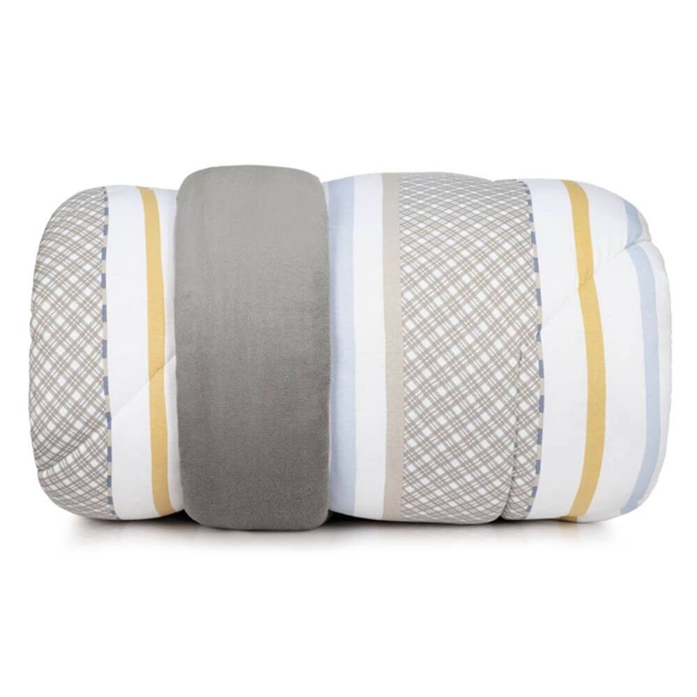 Edredom Altenburg Blend Malha Trafic Bege Casal 240x220 cm