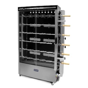 Assador de Frango Rotativo a Gás Metvisa 60kg 220V ASER.60